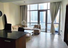 صورةغرفة المعيشة لـ: شقة - 1 غرفة نوم - 2 حمامات للكراء في باي سنترال غرب - باي سنترال - دبي مارينا - دبي, صورة 1
