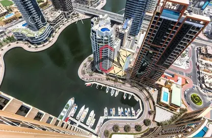 صورة لـ موقع على الخريطة شقة - 2 غرف نوم - 2 حمامات للايجار في فندق العنوان دبي مارينا - دبي مارينا - دبي ، صورة رقم 1