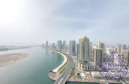 Apartment - 2 Bedrooms - 4 Bathrooms for rent in Al Khan Lagoon Tower - Al Khan Lagoon - Al Khan - Sharjah