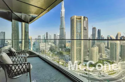 Balcony image for: Apartment - 2 Bedrooms - 3 Bathrooms for rent in The Address Sky View Tower 1 - The Address Sky View Towers - Downtown Dubai - Dubai, Image 1