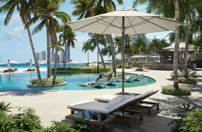 شقة - غرفة نوم - 2 حمامات للبيع في أبراج بالم بيتش - نخلة جميرا - دبي