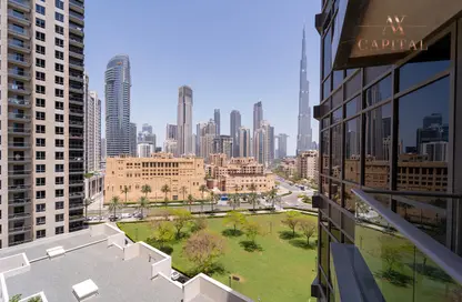 شقة - غرفة نوم - 2 حمامات للايجار في البرج الجنوبي 3 - الجناح الجنوبي - دبي وسط المدينة - دبي