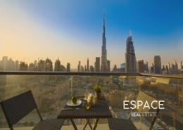 Balcony image for: Apartment - 2 bedrooms - 3 bathrooms for rent in Burj Views A - Burj Views - Downtown Dubai - Dubai, Image 1