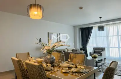 Dining Room image for: Apartment - 3 Bedrooms - 4 Bathrooms for rent in Etihad Tower 2 - Etihad Towers - Corniche Road - Abu Dhabi, Image 1
