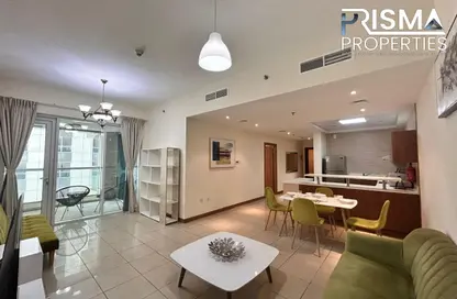 Apartment - 1 Bedroom - 2 Bathrooms for rent in Sulafa Tower - Dubai Marina - Dubai