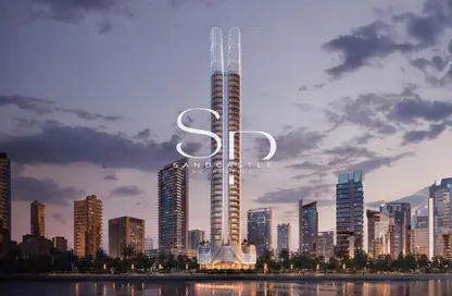 محل - استوديو - 1 حمام للبيع في بن غاطي سكاي هول - الخليج التجاري - دبي