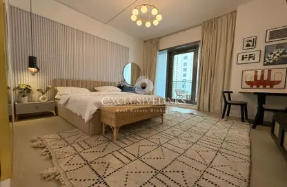 شقة - 1 حمام للايجار في برج التألق 2 - أبراج البريق - دبي مارينا - دبي