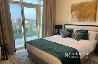 Room / Bedroom image for: Apartment - 1 Bedroom - 2 Bathrooms for rent in Ghalia - District 18 - Jumeirah Village Circle - Dubai, Image 1