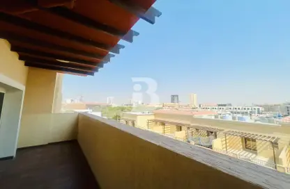 Balcony image for: Apartment - 1 Bedroom - 2 Bathrooms for rent in Al Amir Residence - Jumeirah Village Circle - Dubai, Image 1