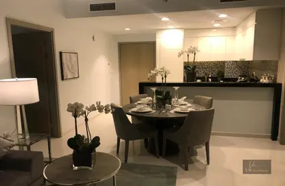 Dining Room image for: Apartment - 1 Bedroom - 2 Bathrooms for sale in Aykon City Tower B - Aykon City - Business Bay - Dubai, Image 1