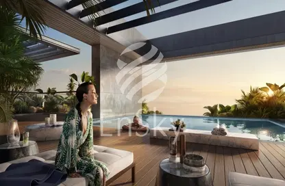 Terrace image for: Apartment - 1 Bathroom for sale in Grove Museum Views - Saadiyat Island - Abu Dhabi, Image 1