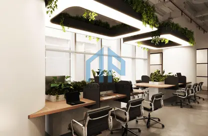 مكتب - استوديو - 2 حمامات للايجار في فيجن تاور - الخليج التجاري - دبي