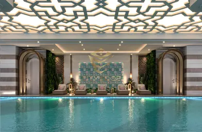 Pool image for: Apartment - 1 Bedroom - 2 Bathrooms for sale in Tiger 4 by ASAS - Al Khan - Sharjah, Image 1