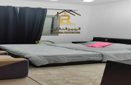 Room / Bedroom image for: Apartment - 1 Bedroom - 1 Bathroom for sale in Al Naemiya Tower 1 - Al Naemiya Towers - Al Nuaimiya - Ajman, Image 1