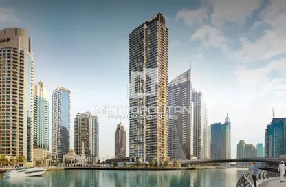 Outdoor Building image for: Apartment - 3 Bedrooms - 3 Bathrooms for sale in Marina Shores - Dubai Marina - Dubai, Image 1