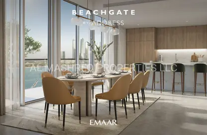 Apartment - 3 Bedrooms - 4 Bathrooms for sale in Beachgate by Address - EMAAR Beachfront - Dubai Harbour - Dubai