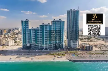 شقة - 2 غرف نوم - 3 حمامات للايجار في مساكن كورنيش عجمان - طريق كورنيش عجمان - عجمان