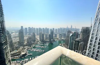 Water View image for: Apartment - 3 Bedrooms - 3 Bathrooms for rent in Damac Heights - Dubai Marina - Dubai, Image 1