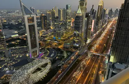 Apartment - 1 Bedroom - 2 Bathrooms for rent in Blue Tower - Sheikh Zayed Road - Dubai