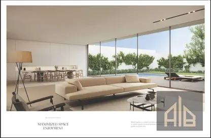 Living / Dining Room image for: Villa - 4 Bedrooms - 6 Bathrooms for sale in Beachfront - Al Zorah - Ajman, Image 1