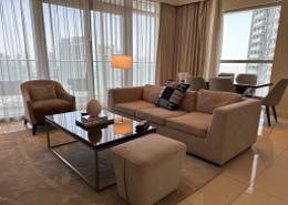 Living / Dining Room image for: Hotel and Hotel Apartment - 2 bedrooms - 3 bathrooms for rent in The Address Residence Fountain Views 1 - The Address Residence Fountain Views - Downtown Dubai - Dubai, Image 1