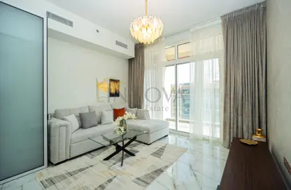 Living Room image for: Apartment - 1 Bedroom - 2 Bathrooms for sale in Jewelz by Danube - Arjan - Dubai, Image 1