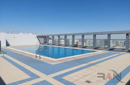 Pool image for: Apartment - 2 Bedrooms - 3 Bathrooms for rent in Global Tower - Electra Street - Abu Dhabi, Image 1