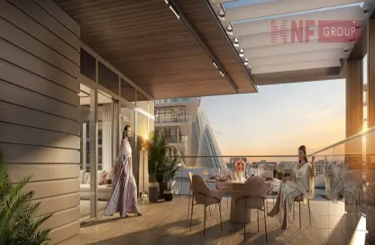 Terrace image for: Apartment - 2 Bedrooms - 2 Bathrooms for sale in Grove Gallery Views - Saadiyat Island - Abu Dhabi, Image 1