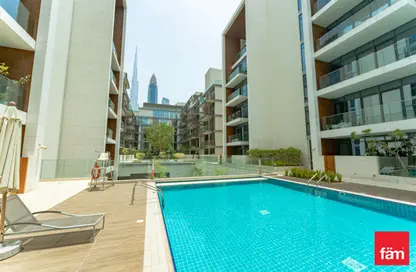 Pool image for: Apartment - 3 Bedrooms - 4 Bathrooms for rent in Building 18A - City Walk - Dubai, Image 1