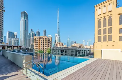 Apartment - 1 Bedroom - 2 Bathrooms for rent in Bellevue Tower 1 - Bellevue Towers - Downtown Dubai - Dubai