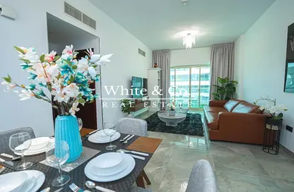 Living / Dining Room image for: Apartment - 1 Bedroom - 1 Bathroom for sale in Marina Suites - Dubai Marina - Dubai, Image 1
