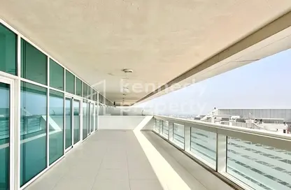 Balcony image for: Apartment - 2 Bedrooms - 3 Bathrooms for rent in Al Ain Tower - Khalidiya Street - Al Khalidiya - Abu Dhabi, Image 1