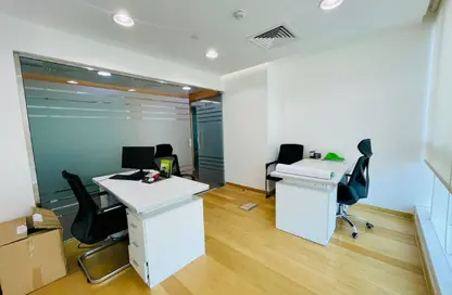 Office Space - Studio - 2 Bathrooms for rent in Hanging Garden Tower - Al Danah - Abu Dhabi