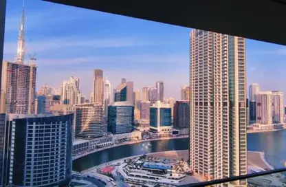 Apartment - Studio - 1 Bathroom for rent in Peninsula One - Peninsula - Business Bay - Dubai