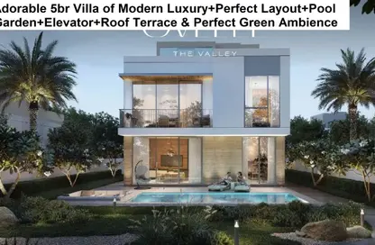 Villa - 5 Bedrooms - 6 Bathrooms for sale in Ovelle - The Valley - Dubai Villa - 5 Bedrooms - 6 Bathrooms for sale in Ovelle - The Valley - Dubai