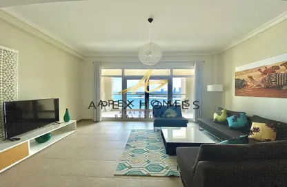 Apartment - 1 Bedroom - 2 Bathrooms for rent in Al Das - Shoreline Apartments - Palm Jumeirah - Dubai