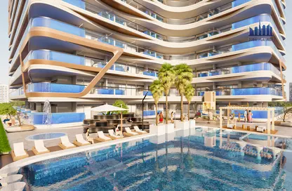 Pool image for: Apartment - 2 Bedrooms - 2 Bathrooms for sale in Samana Skyros - Arjan - Dubai, Image 1