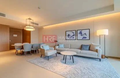 Living / Dining Room image for: Apartment - 3 Bedrooms - 4 Bathrooms for rent in The Address Residences Dubai Opera Tower 1 - The Address Residences Dubai Opera - Downtown Dubai - Dubai, Image 1
