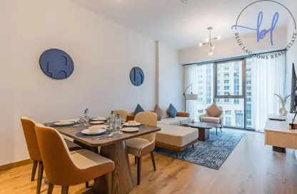 شقة - 2 غرف نوم - 2 حمامات للايجار في دبي مارينا مون - دبي مارينا - دبي