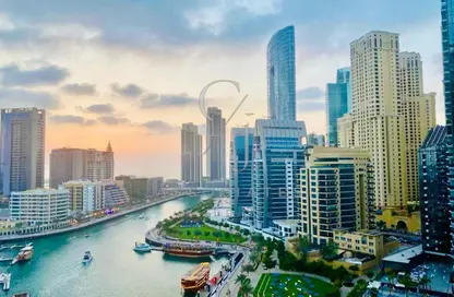 شقة - 2 غرف نوم - 2 حمامات للايجار في اورا مارينا - دبي مارينا - دبي