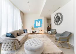 Living Room image for: Apartment - 2 bedrooms - 2 bathrooms for sale in Sobha Hartland Waves - Sobha Hartland - Mohammed Bin Rashid City - Dubai, Image 1