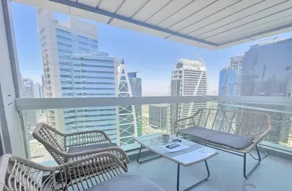 Apartment - 2 Bedrooms - 4 Bathrooms for rent in Al Shera Tower - JLT Cluster E - Jumeirah Lake Towers - Dubai