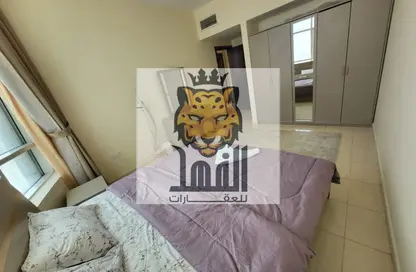 Apartment - 2 Bedrooms - 3 Bathrooms for rent in Orient Tower 1 - Orient Towers - Al Bustan - Ajman