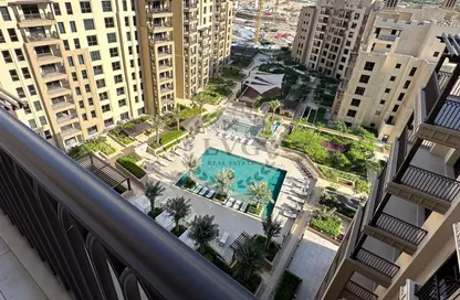 Pool image for: Apartment - 2 Bedrooms - 2 Bathrooms for rent in Asayel - Madinat Jumeirah Living - Umm Suqeim - Dubai, Image 1