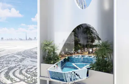 صورة لـ حوض سباحة شقة - غرفة نوم - 2 حمامات للبيع في دانوب فاشونز - مثلث قرية الجميرا - دبي ، صورة رقم 1