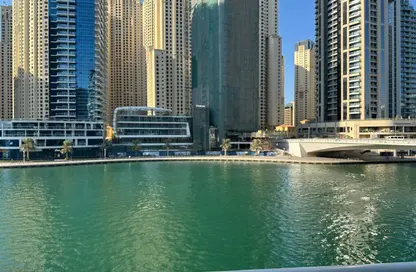 شقة - غرفة نوم - 2 حمامات للايجار في برج The Atlantic 1 - الأطلنطي - دبي مارينا - دبي