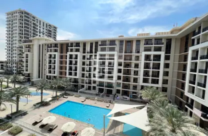 Pool image for: Apartment - 2 Bedrooms - 2 Bathrooms for sale in Jenna Main Square 2 - Jenna Main Square - Town Square - Dubai, Image 1