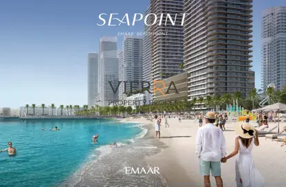 شقة - 2 غرف نوم - 2 حمامات للبيع في برج Seapoint 1 - سي بوينت - إعمار بيتشفرونت - دبي هاربور - دبي