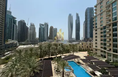 شقة - 2 غرف نوم - 2 حمامات للايجار في برج الياس - أبراج إعمار ال6 - دبي مارينا - دبي