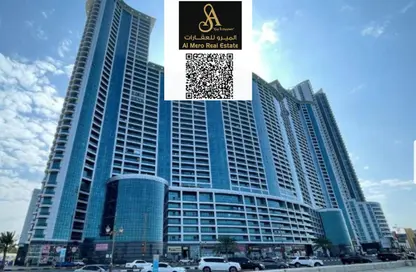Apartment - 1 Bedroom - 2 Bathrooms for rent in Ajman Corniche Residences - Ajman Corniche Road - Ajman